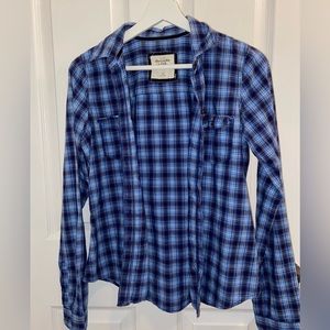 Woman’s Blue Flannel